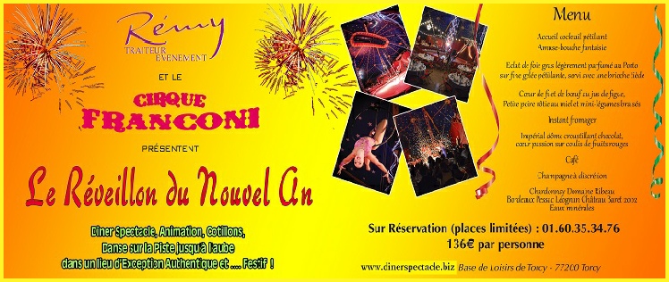 soiree cabaret diner spectacle idee reveillon du nouvel an 2014 Seine et Marne Paris NOUVEL AN BODEGA